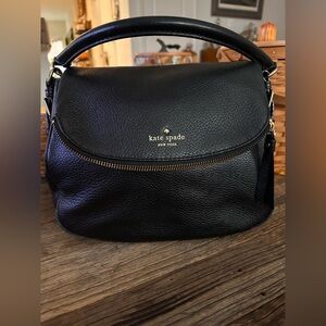 Kate Spade ♠️ Black Leather Hand/Shoulder Bag